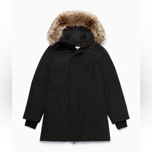 Aritzia TNA Black Parka
